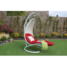 Silla elegante del oscilación de Rattan de Polye para los muebles al aire libre del mimbre del patio del jardín